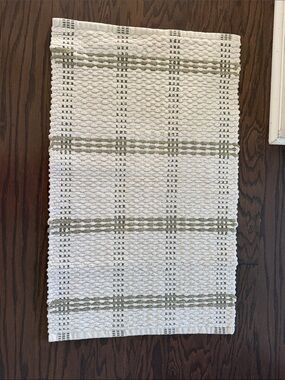 Hearth and Hand with Magnolia Plaid Bath Rug